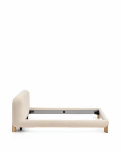 Online Kave Home Polsterbett Odina 180 x 200 cm Ecru