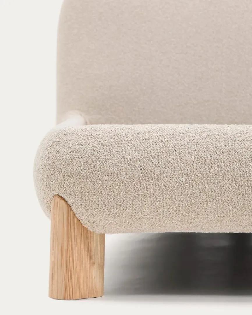 Online Kave Home Polsterbett Odina 180 x 200 cm Ecru