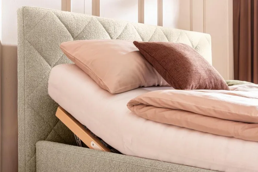 Discount Segmüller Werkstätten Polsterbett Opal Natur