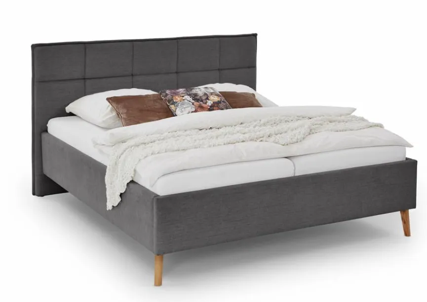 Online meise.möbel Polsterbett Paulo 180 x 200 cm Anthrazit