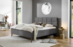 Online meise.möbel Polsterbett Paulo 180 x 200 cm Anthrazit