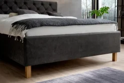 Online meise.möbel Polsterbett San Remo 180 x 200 cm Anthrazit