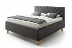 Online meise.möbel Polsterbett San Remo 180 x 200 cm Anthrazit