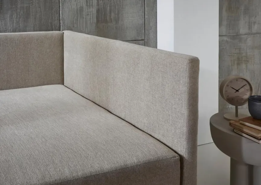 Outlet meise.möbel Polsterbett Santos 120 x 200 cm Taupe