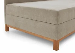 Online meise.möbel Polsterbett Santos 90 x 200 cm Taupe