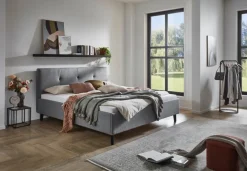 meise.möbel Polsterbett Tango 180 x 200 cm Grau