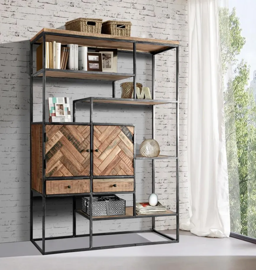 Hot WOLFMÖBEL Regal Parquet Akazie