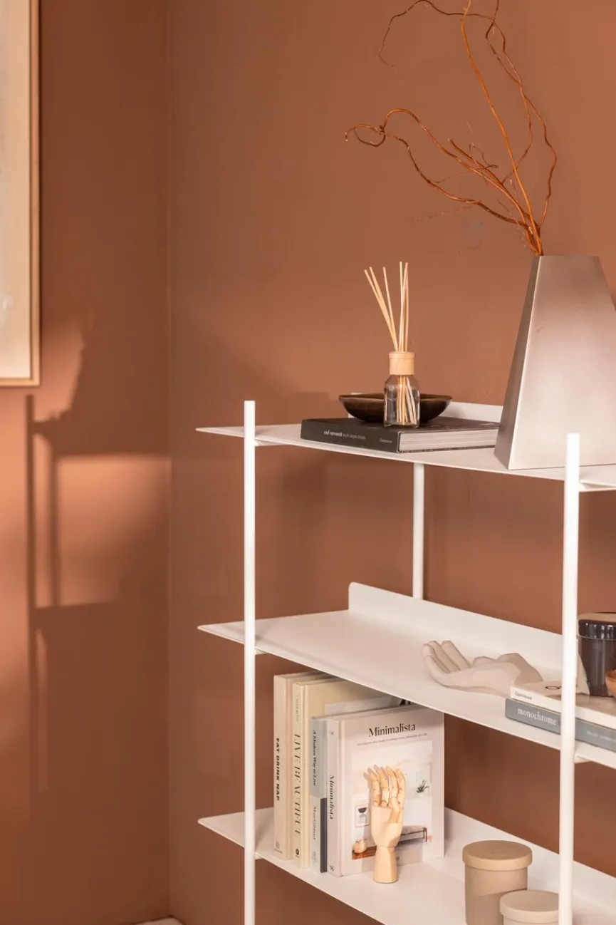 Discount Metallbude Regal Tharon Weiß