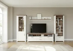 New set one by Musterring Regal York Pino-Aurelio / Eiche Nelson