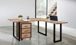 New WOLFMÖBEL Rollcontainer Bandung Sheesham