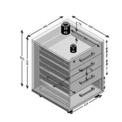 FMD Rollcontainer Calvia