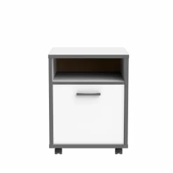 FORTE Rollcontainer 1-trg. Keflavik Weiß