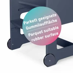 Outlet babybay Rollen 2er-Set Littlefoot Schiefergrau