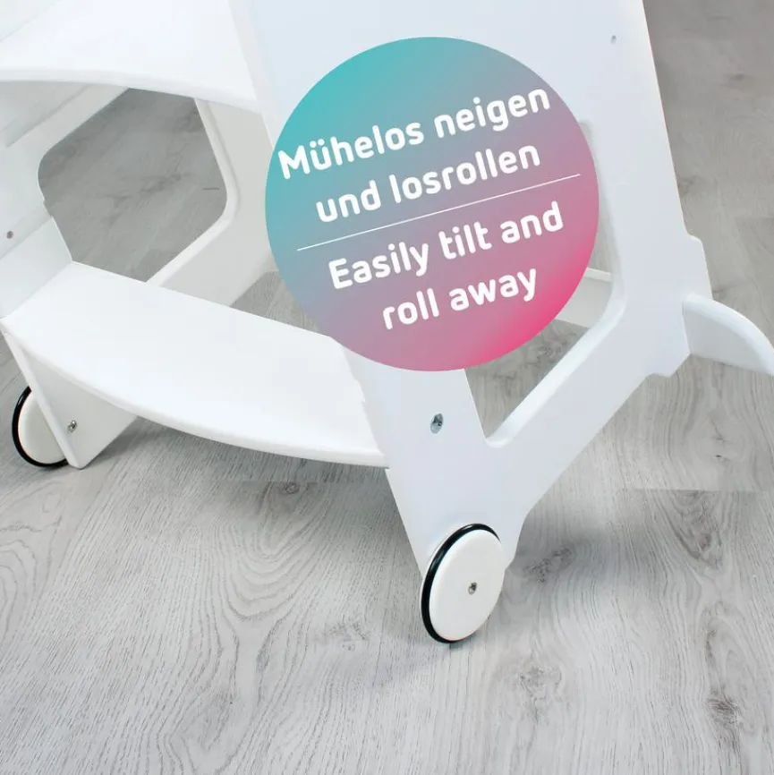 Outlet babybay Rollen 2er-Set Littlefoot Schiefergrau