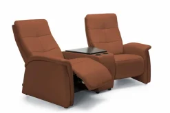 Clearance Exxpo by Gala Rundsofa mit Zwischentisch Tivoli Cognac