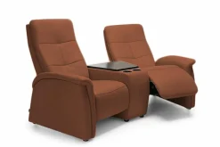 Clearance Exxpo by Gala Rundsofa mit Zwischentisch Tivoli Cognac