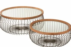 DAHEIM 2-Satz Couchtisch Cozy