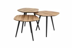 Best Zuiver 3-Satz-Beistelltisch Cuties Teak