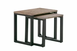 Hot WOLFMÖBEL 2-Satztisch Boston 5061 Braun