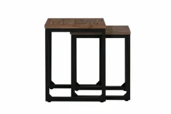 Hot WOLFMÖBEL 2-Satztisch Boston 5061 Braun