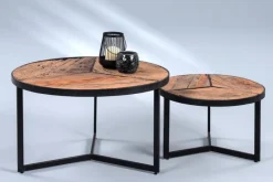 Sale 2-Satztisch Oxford Schwarz