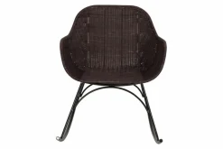 Best DAHEIM Schaukelstuhl Florenze Dunkelbraun