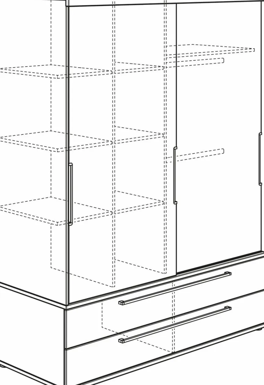 Kinder Paidi Schiebetürenschrank Fionn 164 x 207 cm