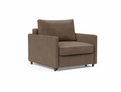 Outlet INNOVATION LIVING Schlafsessel Neah Slim Cedar Brown