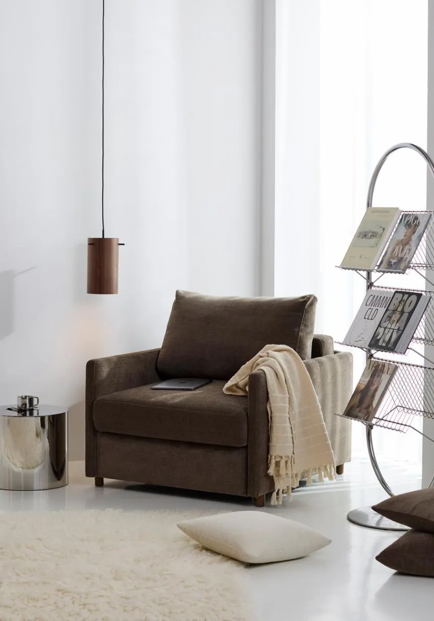 Outlet INNOVATION LIVING Schlafsessel Neah Slim Cedar Brown