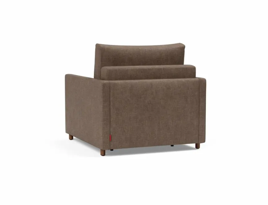 Outlet INNOVATION LIVING Schlafsessel Neah Slim Cedar Brown