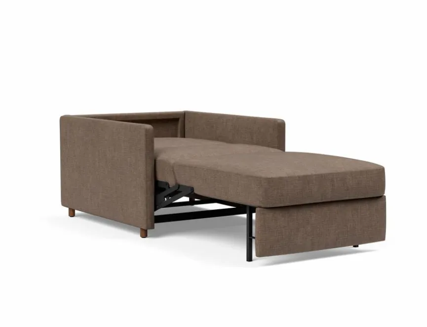 Outlet INNOVATION LIVING Schlafsessel Neah Slim Cedar Brown