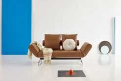 Online INNOVATION LIVING Schlafsofa Ghia Chrom Brown