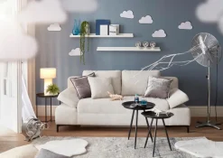 Discount Schlafsofa Jeremo Hellbeige