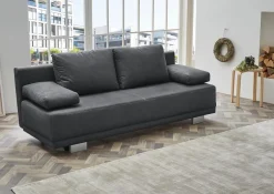 Outlet Schlafsofa Luzio Dunkelgrau