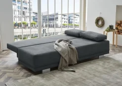 Outlet Schlafsofa Luzio Dunkelgrau