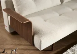 INNOVATION LIVING Schlafsofa mit Armlehnen Recast Plus dunkel