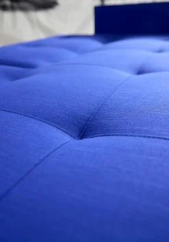 Outlet INNOVATION LIVING Schlafsofa mit Armlehnen Splitback Chrom Ultramarine