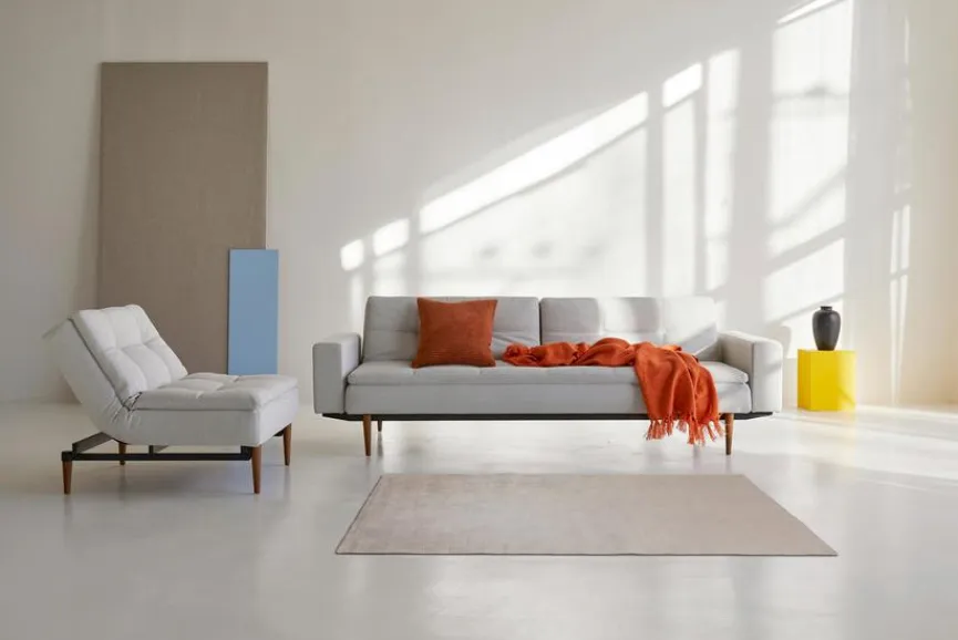 INNOVATION LIVING Schlafsofa mit Armlehnen Dublexo Styletto schwarz