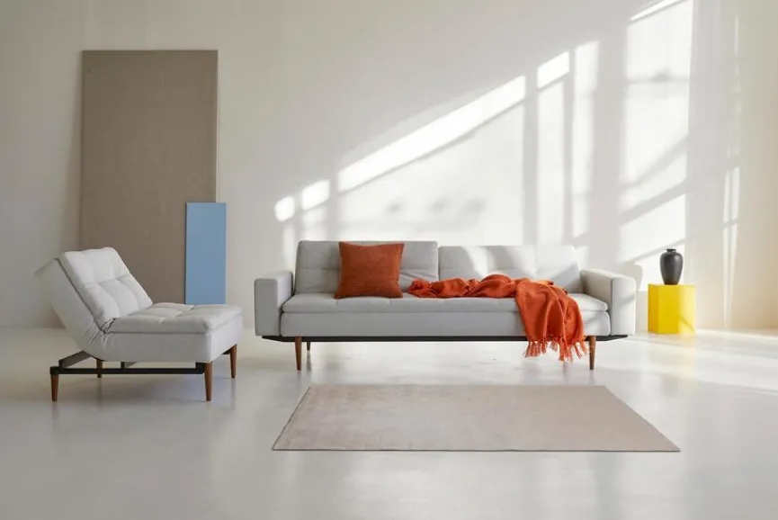 INNOVATION LIVING Schlafsofa mit Armlehnen Dublexo Styletto schwarz