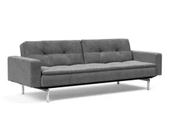 Outlet INNOVATION LIVING Schlafsofa mit Armlehnen Dublexo Chrom Charcoal