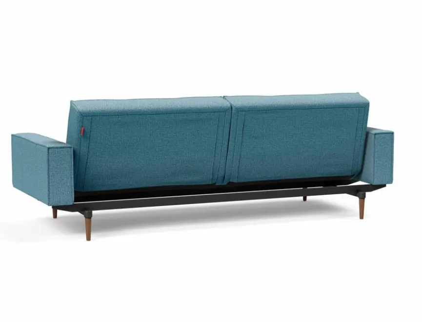 Best INNOVATION LIVING Schlafsofa mit Armlehnen Splitback Styletto dunkel Light Blue