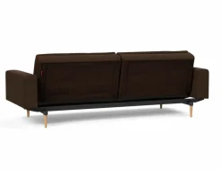 INNOVATION LIVING Schlafsofa mit Armlehnen Dublexo Styletto hell Chocco