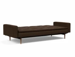Outlet INNOVATION LIVING Schlafsofa mit Armlehnen Dublexo Styletto dunkel Chocco