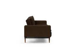 Outlet INNOVATION LIVING Schlafsofa mit Armlehnen Dublexo Styletto dunkel Chocco