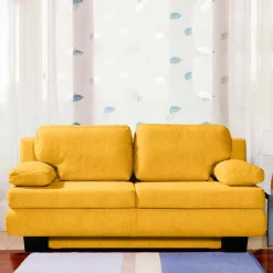 Clearance Schlafsofa Mollina Gelb