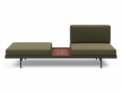 INNOVATION LIVING Schlafsofa Puri Walnuss Forest Green