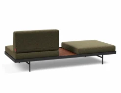 INNOVATION LIVING Schlafsofa Puri Walnuss Forest Green