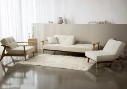 Best INNOVATION LIVING Schlafsofa Splitback Frej Eiche Off White