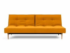Outlet INNOVATION LIVING Schlafsofa Splitback Styletto hell Curry