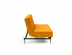 Outlet INNOVATION LIVING Schlafsofa Splitback Styletto hell Curry